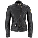 Belstaff Ladies Bradshaw Wax Textile Jacket - Black Thumb 0