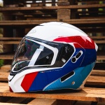 Caberg Horus - Scout White / Red / Blue Thumb 4
