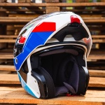Caberg Horus - Scout White / Red / Blue Thumb 7