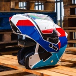 Caberg Horus - Scout White / Red / Blue Thumb 8