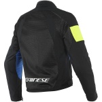 Dainese VR46 Grid Air Textile Jacket - Black / Princess Blue / Fluo Yellow Thumb 1