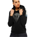 Dainese Ladies Fade Full-Zip Hoodie - Black / Cool Grey / Light Blue Thumb 1