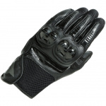 Dainese Mig 3 Leather Gloves - Black / Black / Black 