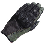 Dainese Karakum Ergo-Tek Textile Gloves - Black / Army Green 