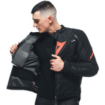 Dainese LS Sport Smart Textile Jacket - Black / Fluo Red Thumb 4