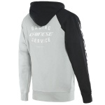 Dainese Racing Service Full Zip Hoodie - Glacier Grey / Black Thumb 1