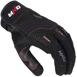 DXR Brapp Evo CE Textile Gloves - Black / Red Thumb 2