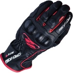 Five RFX4 Replica Leather Gloves - Black / Red Thumb 0