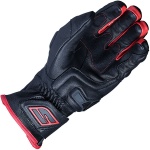 Five RFX4 Replica Leather Gloves - Black / Red Thumb 1