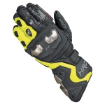 Held Titan RR Leather Gloves - Black / Fluorescent Yellow Thumb 0