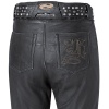 Held Ladies Lesley Leather Jeans - Black Thumb 2