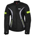iXS Ladies Sports 5/8-ST Textile Jacket - Black / Grey / Yellow Thumb 0