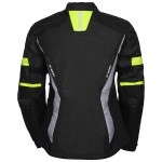 iXS Ladies Sports 5/8-ST Textile Jacket - Black / Grey / Yellow Thumb 1