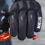 Keis G701S Heated Armoured Short Cuff Gloves - Black Thumb 6