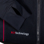 Keis J601RP UltraFlex Heated Jacket - Black / Red Thumb 4