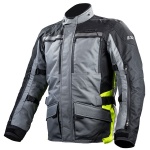 LS2 Lance Textile Jacket - Black / Grey / Fluo Yellow Thumb 0