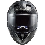 LS2 Challenger Carbon - Solid Carbon Thumb 6