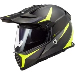 LS2 Pioneer Evo Router - Black / Fluo Yellow