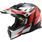LS2 Fast Evo - Strike Black / White / Red Thumb 0