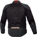 Macna Rewind Textile Jacket - Black NE / Dark Grey / Red Thumb 1