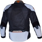 Macna Rewind Textile Jacket - Black NE / Dark Grey / Red Thumb 2