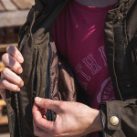 Merlin Ladies Harriet Wax Textile Jacket - Olive Thumb 9