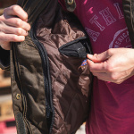Merlin Ladies Harriet Wax Textile Jacket - Olive Thumb 10
