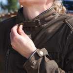 Merlin Ladies Harriet Wax Textile Jacket - Olive Thumb 5