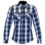 Merlin Ladies Madison Riding Shirt  - Blue / Cream Thumb 0