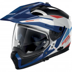 Nolan N70-2 X - Stunner N-Com Metal White / Blue / Red