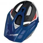 Nolan N70-2 X - Stunner N-Com Metal White / Blue / Red Thumb 1