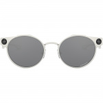 Oakley Deadbolt Sunglasses - Satin Chrome / Prizm Black Lens Thumb 1