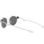Oakley Deadbolt Sunglasses - Satin Chrome / Prizm Black Lens Thumb 4