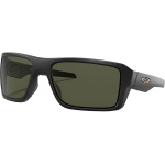 Oakley Double Edge Sunglasses - Matt Black / Dark Grey Lens Thumb 0