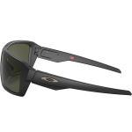 Oakley Double Edge Sunglasses - Matt Black / Dark Grey Lens Thumb 1