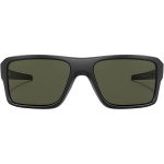 Oakley Double Edge Sunglasses - Matt Black / Dark Grey Lens Thumb 2