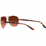 Oakley Ladies Feedback Sunglasses - Rose Gold / Prizm Brown Gradient Lens Thumb 4