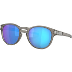 Oakley Latch Sunglasses - Matt Grey / Prizm Sapphire Polarized Lens Thumb 0