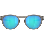 Oakley Latch Sunglasses - Matt Grey / Prizm Sapphire Polarized Lens Thumb 1