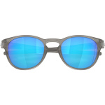 Oakley Latch Sunglasses - Matt Grey / Prizm Sapphire Polarized Lens Thumb 5