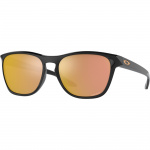 Oakley Manorburn Sunglasses - Polished Black / Prizm Rose Gold Lens Thumb 0
