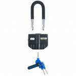 Oxford Boss Alarm 16mm Lock & 12mm Chain - Black Thumb 1