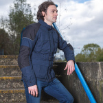 Oxford Heritage Tech 1.0 Textile Jacket - Navy Thumb 3