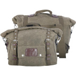 Oxford Heritage 40 Litre Panniers - Khaki Thumb 0