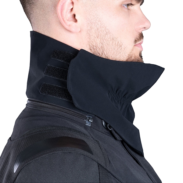 Oxford Stormland D2D waterproof Textile Jacket - Black / Grey / Fluo Thumb 4