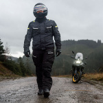 Oxford Stormland D2D waterproof Textile Jacket - Black / Grey / Fluo Thumb 7