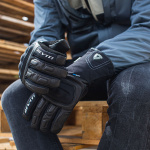 Rev'it Stratos Gore-Tex Leather Gloves - Black Thumb 6