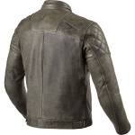 Rev'it Cordite Leather Jacket - Olive Green Thumb 1