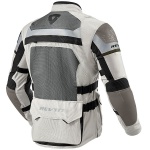 Rev'it Cayenne Pro Textile Jacket - Light Grey / Green Thumb 1