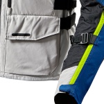 Rev'it Offtrack Textile Jacket - Silver / Blue Thumb 3